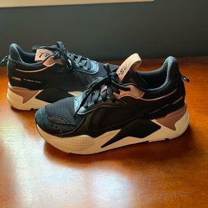 puma rsx black and gold